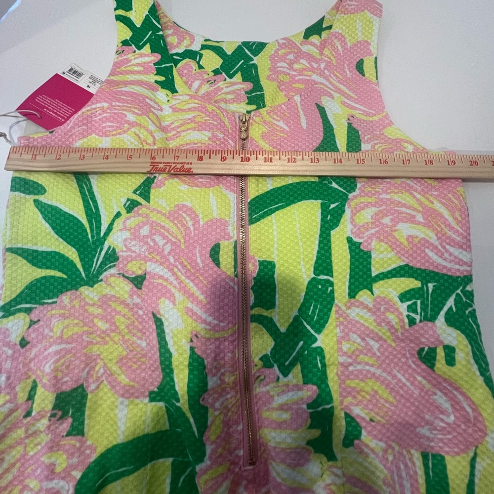 Lilly Pulitzer for Target Shift ‘Fan Dance’ Pink/Green Topical Summer Dress NWT - Picture 13 of 16